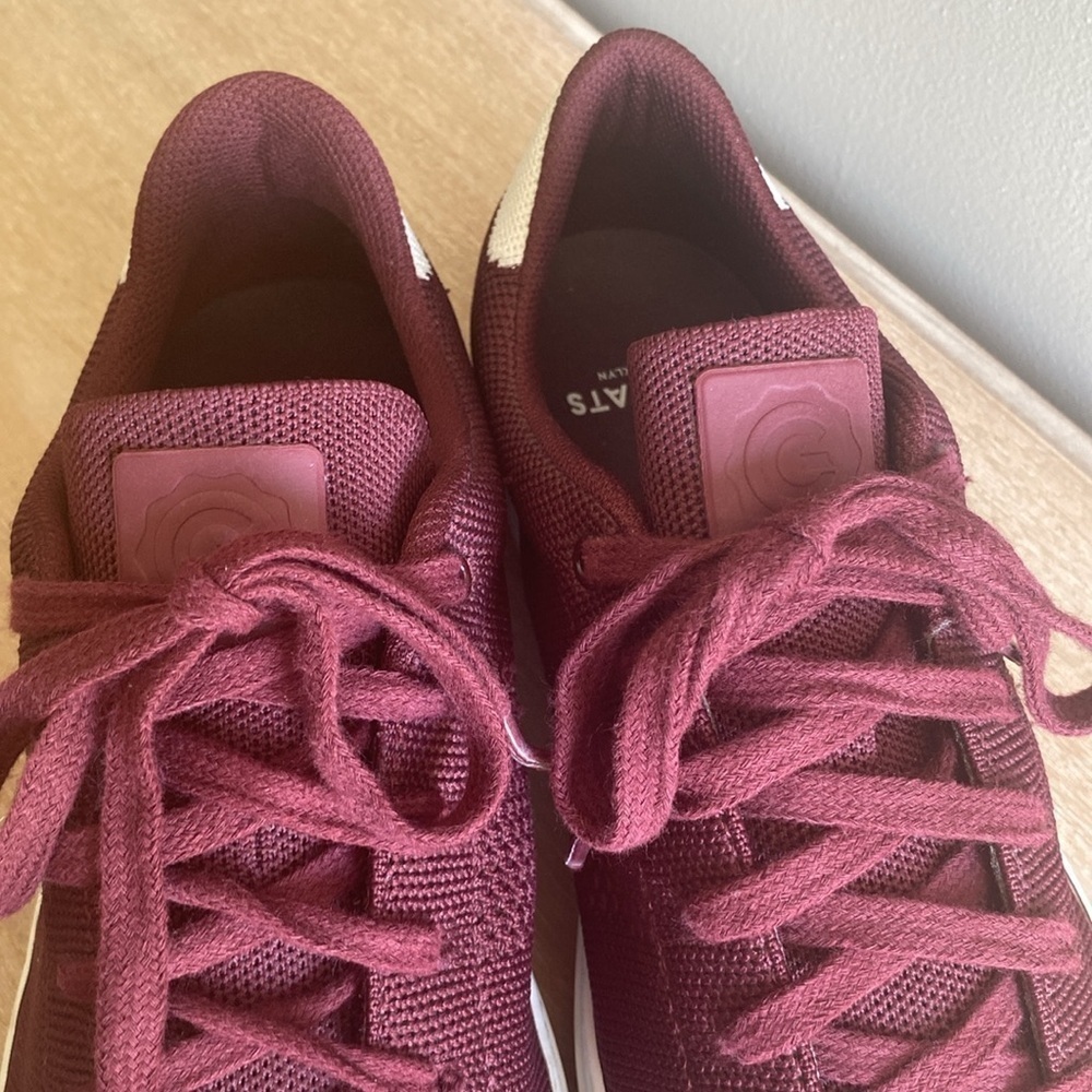Greats Brooklyn Men’s Burgundy sneakers size 7 - Picture 4 of 11